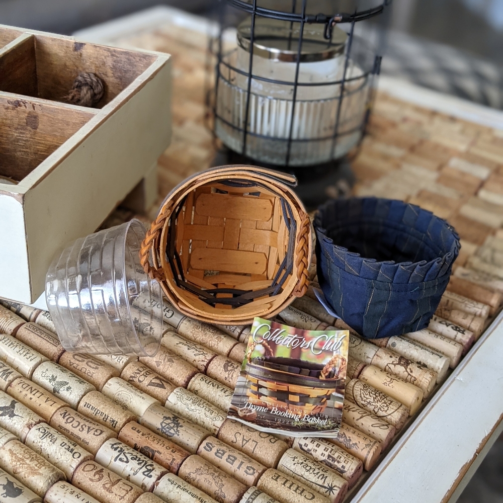 Longaberger 1998 Collectors Club Thyme booking basket - Picture 3 of 4